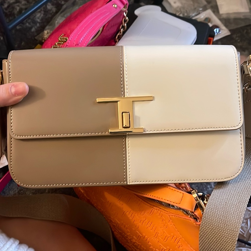 Trina Turk Duo Tone Leather Purse NWT